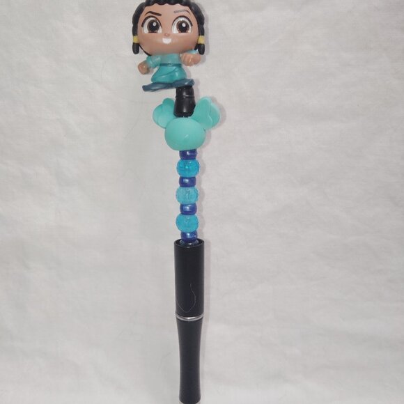 Disney Doorable- Raya- Handmade Beaded Pen Raya and the Last Dragon - Picture 1 of 2